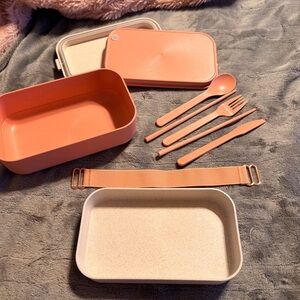 Our Place Food Storage Set in Peach and Cream